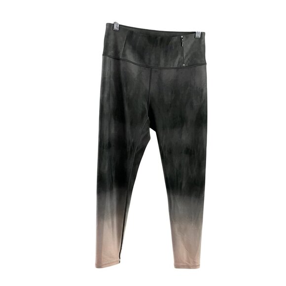 Calia By Carrie Underwood Women Sz M Green/Peach Stay Powerful Ombre Leggings - Picture 1 of 8